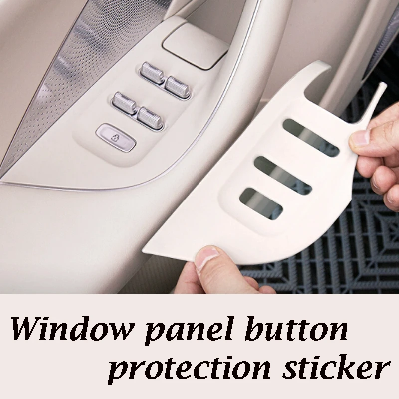 

For LUXEED R7 2025 2026 Window Panel Button Protection Sticker Anti Scratch Sticker Silicone Interior Decoration Accessories