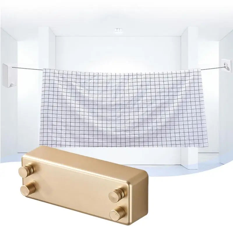 

Double Retractable Clothes Lines Retractable Double Clothes Drying Rack Retracting Clothing Drying Lines For Indoor Outdoor