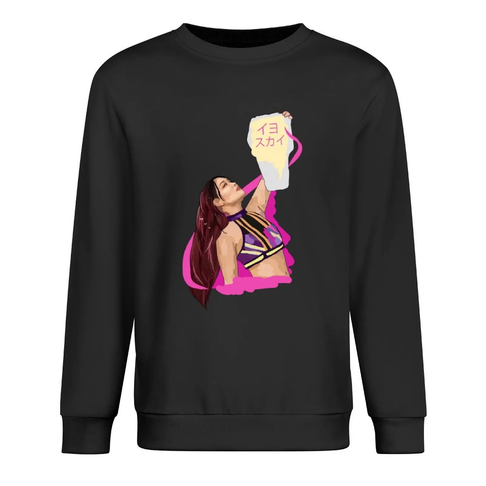 IYO SKY portrait fan-art Pullover clothes for men autumn men's clothing men's coat oversize sweatshirt