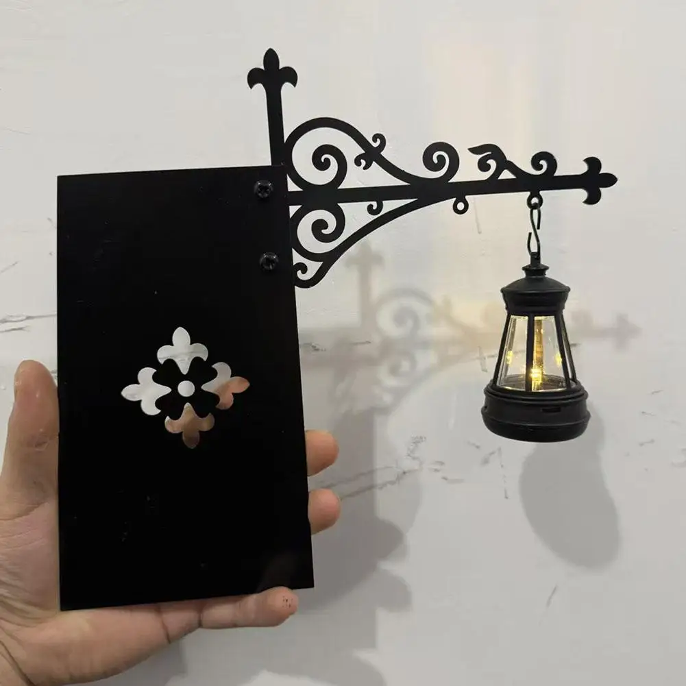Retro Gothic Bookshelf Lamp Library Lantern LED Night Light Mini Book Nook Reading Lamp Home Study Room Decor view 6