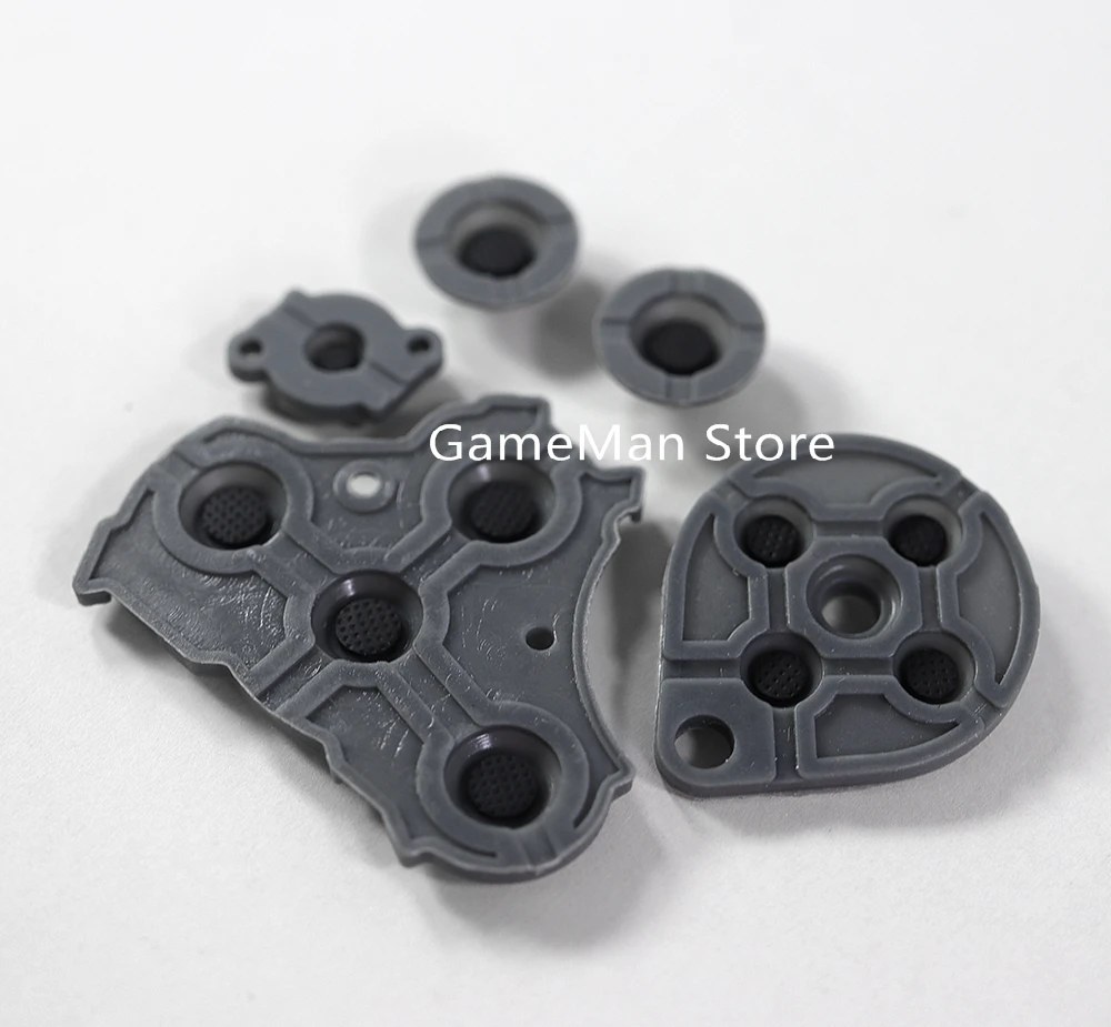 1set di alta qualità per Nintendo GameCube NGC Controller sostituzioni di pulsanti in Silicone in gomma conduttiva