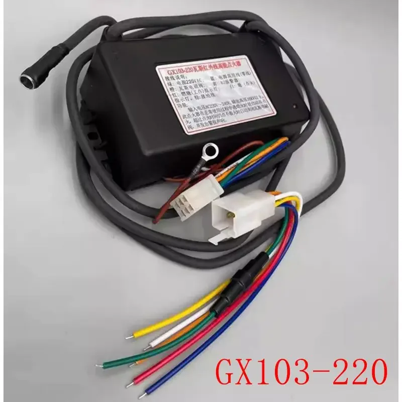 GX103-220 Natural Gas LPG Burner Stove Infrared Burner Ignition 220V Pulse Igniter Controller With Ignition Needle