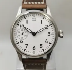 42mm męski zegarek mewa ST36 ręczne uzwojenie mechaniczne szafirowe szkło ruchowe 316L opakowanie ze stali nierdzewnej modna świecąca