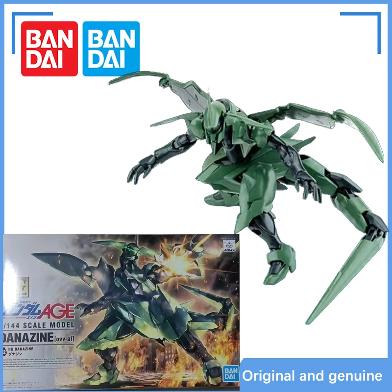 

Bandai оригинальный комплект модели Gundam, аниме-фигурка HG AGE 1/144 Danazine OVV-AF Gunpla, модель, экшн-игрушка, фигурка, игрушки для детей