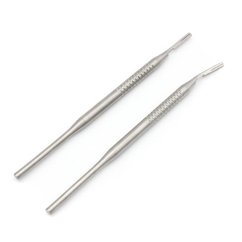 Labs Handle Straight Head and Elbow Blade Handle Lab Oral Tool Stainless Steel High Quality Tools s