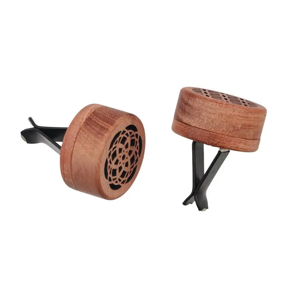 

Wooden Wooden Car Diffuser Rosewood Aromatherapy Car Air Freshener Fragrant Expanding Carved Car Aromatherapy Clip