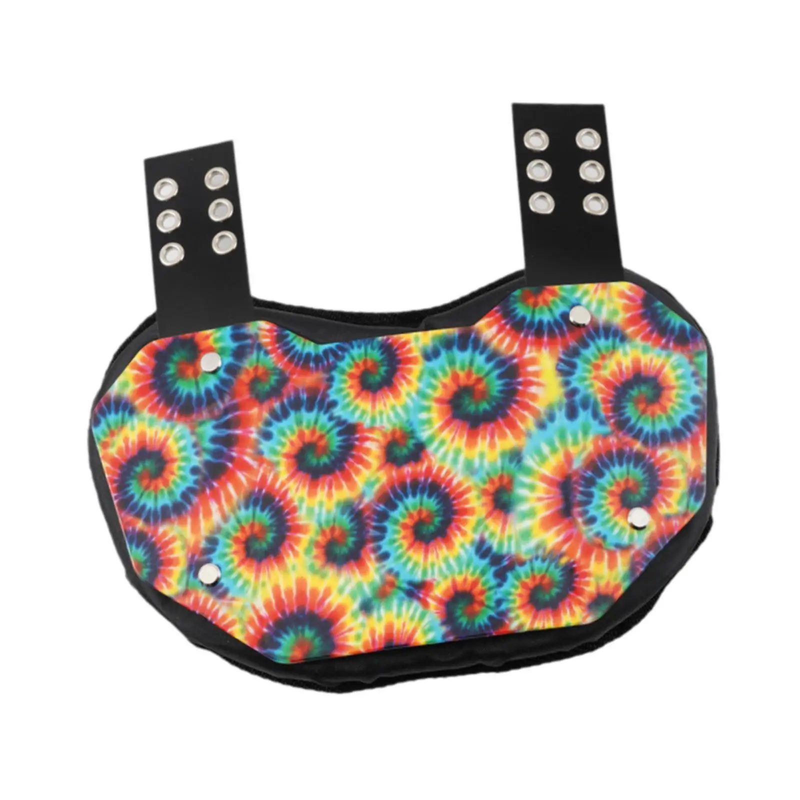 

Football Back Plate Lower Back Pads Universal Fit Wear Resistant Rear Protector Rugby Gear for Gameday Kids Athletes Players