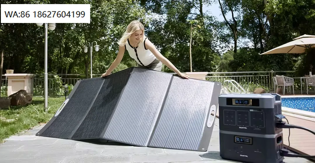 

300W 400W Foldable Solar Panel With Stand, Premium Windshield Panel Outdoor Off Grid Charging