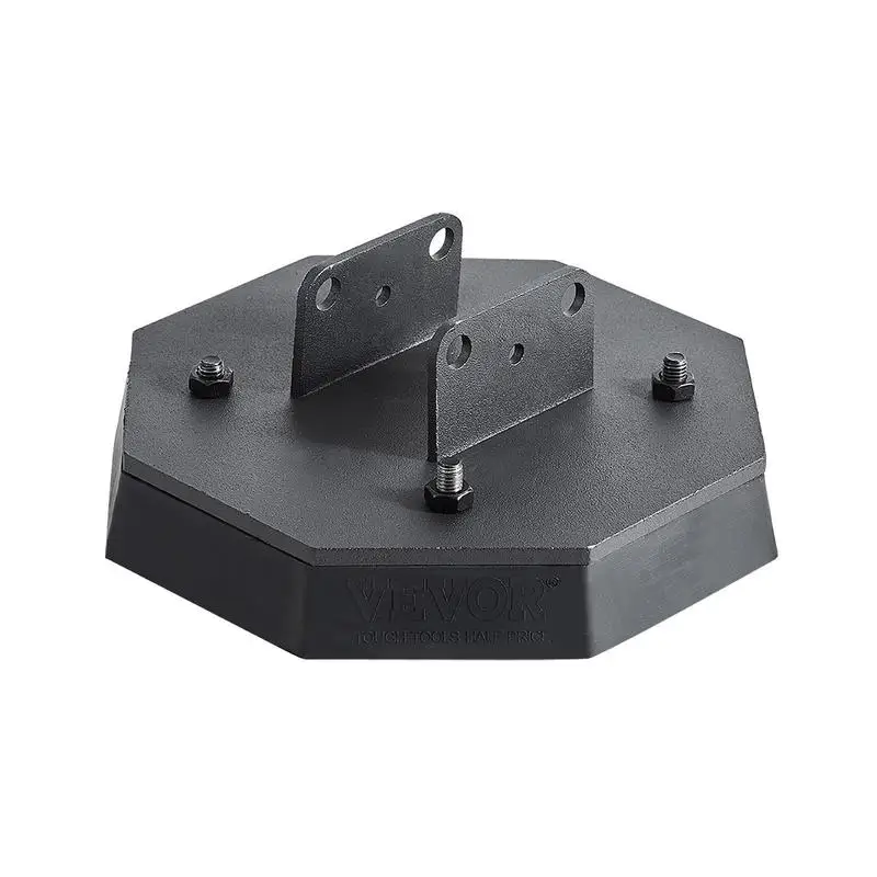 Bloques estabilizadores para RV, paquete de 4, tapetes niveladores de goma para caravanas, capacidad de 5000 lbs, para patas de gato tipo tijera, ruedas de quinta, autocaravanas, gran superficie, soporte de alta resistencia, accesorio de ajuste estándar