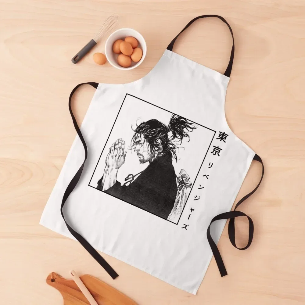 

Vintage Photograp Vagabond Musashi Vagabond Manga Apron Women's Dresses useful gadgets for home with personal logo Apron