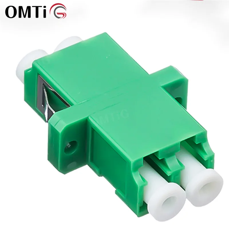 Single-Mode Adapter Telecom Grade Dual Core Fiber Optic Coupler LC Flange Optical Connector