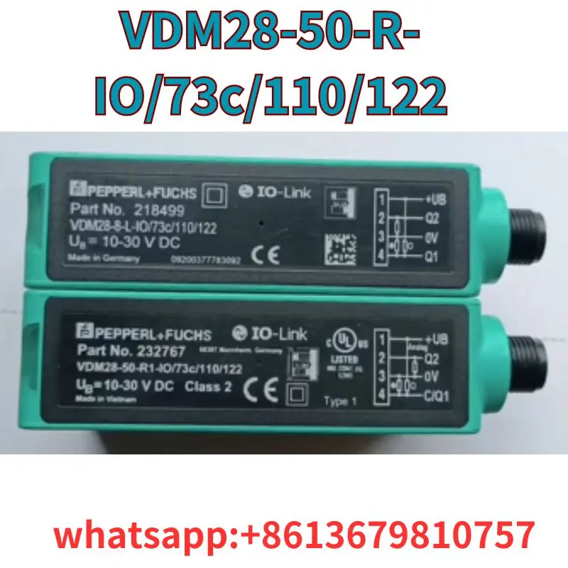 

New new VDM28-50-R-IO/73c/110/122 laser ranging photoelectric switch, original and genuine, fast delivery