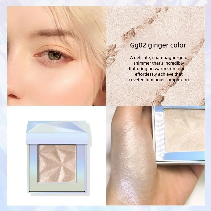 

Weimei Single Color Highlighter Contour Pearlescent Matte Face Brightener Slimming Natural Look Internet Famous Beauty Product