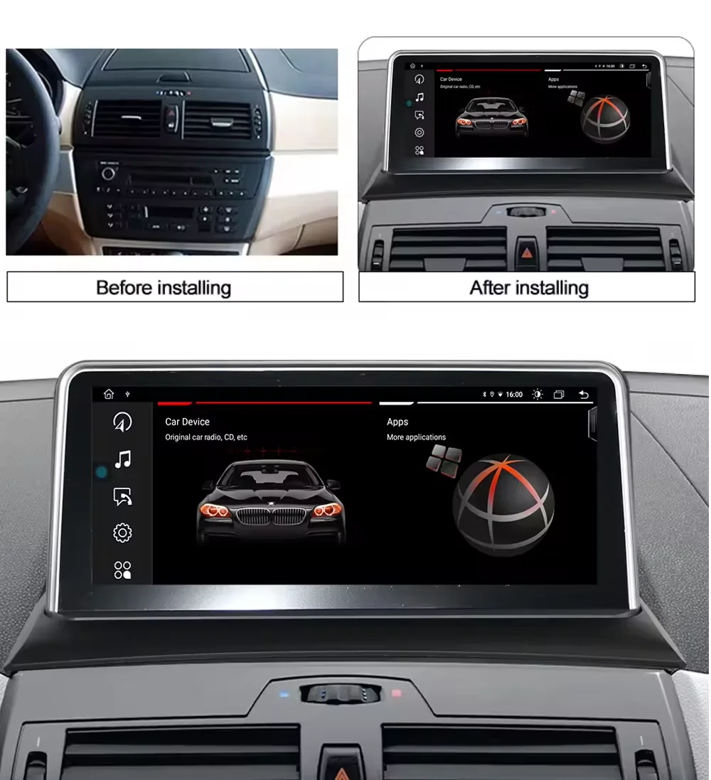 Factory Price Android 13 Car Radio Multimedia Video Player Suitable X3 E83car Bluetooth WirelessGPS Carplay Android Auto