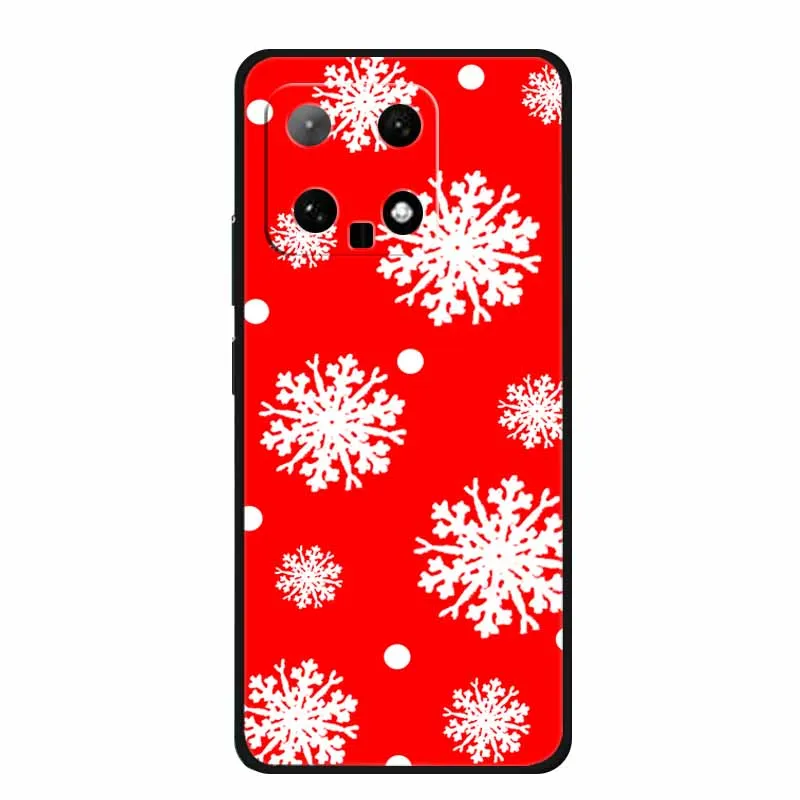 For Xiaomi 14 Case Christmas TPU Silicone Soft Back Cover Phone Cases for Xiaomi 14 Pro Coque Xiaomi14 5G Protective Xmas Capa