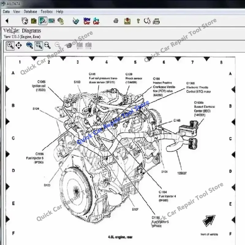 2026 hot newest  Auto Repair Software Alldata 10.53 Comprehensive Car Data with Wiring Diagrams for Diagnostic And Maintenance