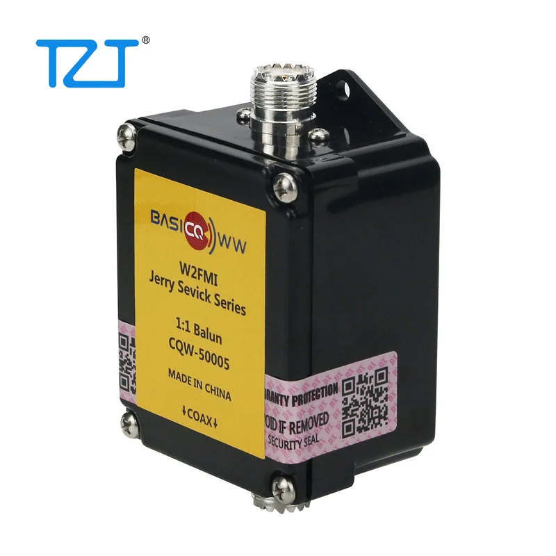 TZT BASICQWW CQW-50005U QRP Balun 500W 1:1 Balun 1.8-54MHz HF Shortwave Current Antenna Balun