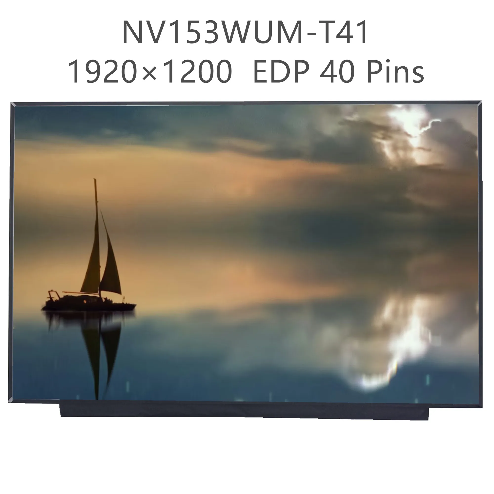NV153WUM-T41 13.5'' Laptop LCD Touch Screen Display Panel Matrix 1920×1200 EDP 40 Pins