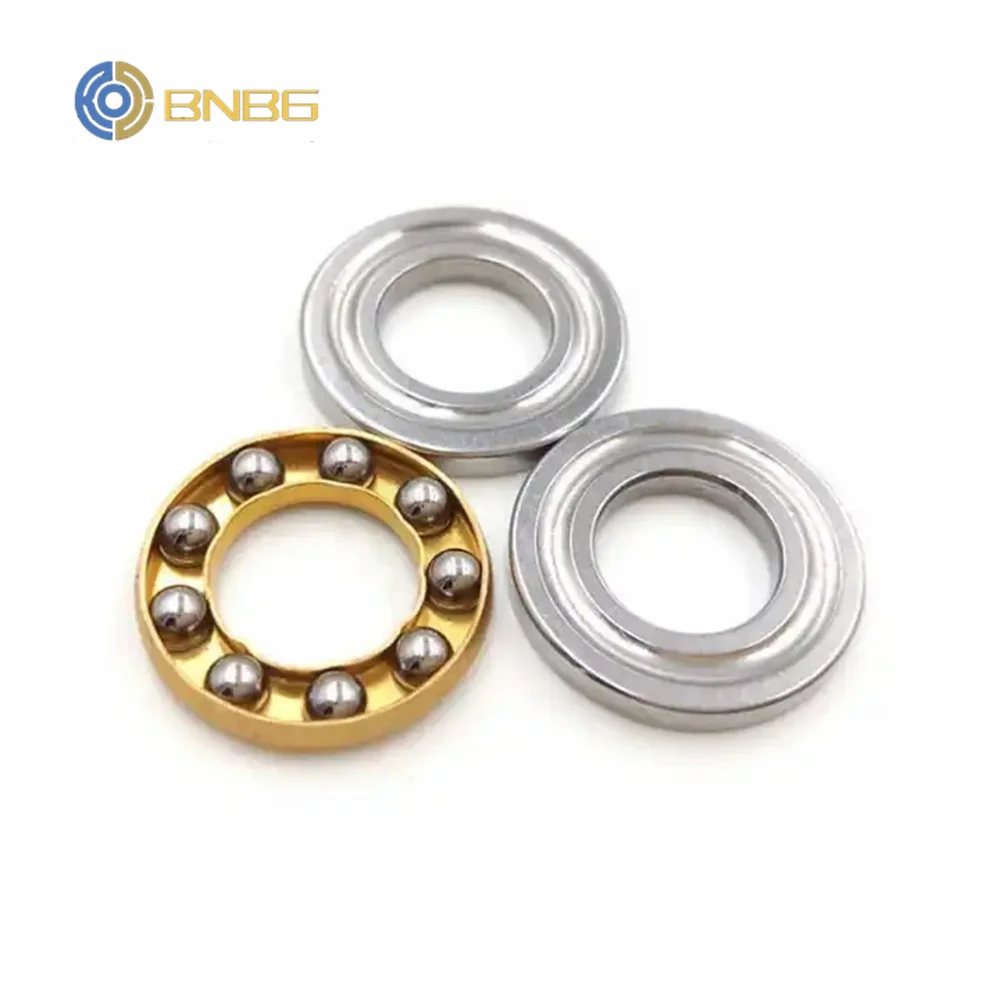 1pcs Mini 3-in-1 Plane Axial Ball Bearing Thrust Bearing F2-6M F2.5-6M F3-8M F5-10M F6-12M F7-15M F8-16M F10-18M F12-21M F12-23M