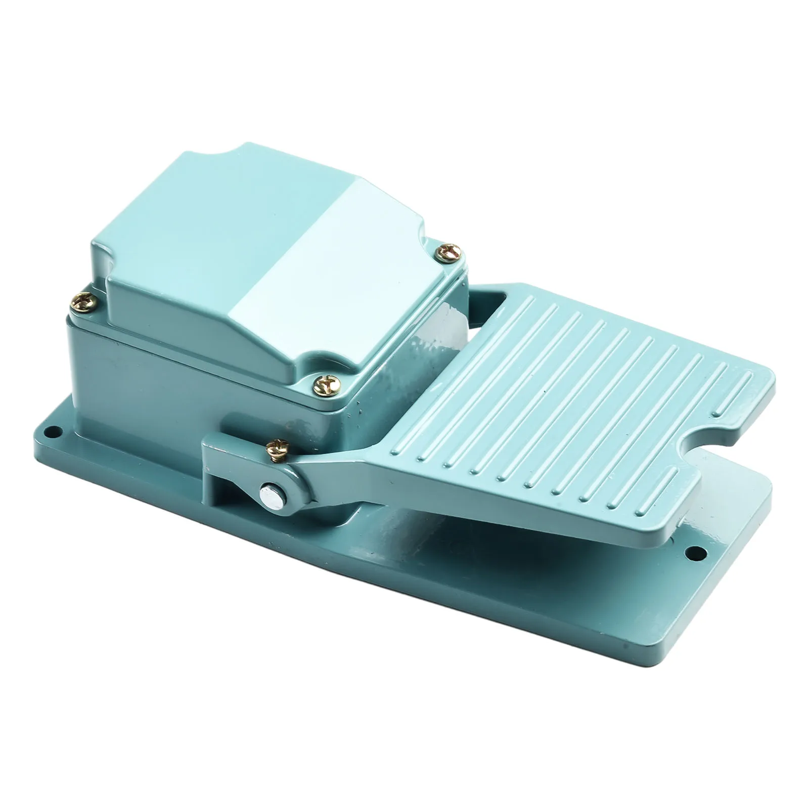 TFS402 AC 250V 15A 1NO 1NC Treadle Pedal Foot Switch The perfect choice for stability and safety Cable Gland Green