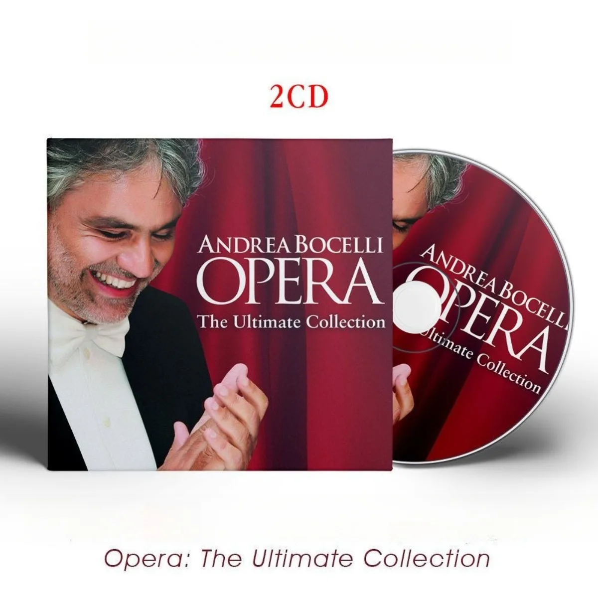 

Andrea Bocelli Opera: The Ultimate Collection Music CD, Classical Opera Tenor Vocal Compilation Physical Disc, Only CD