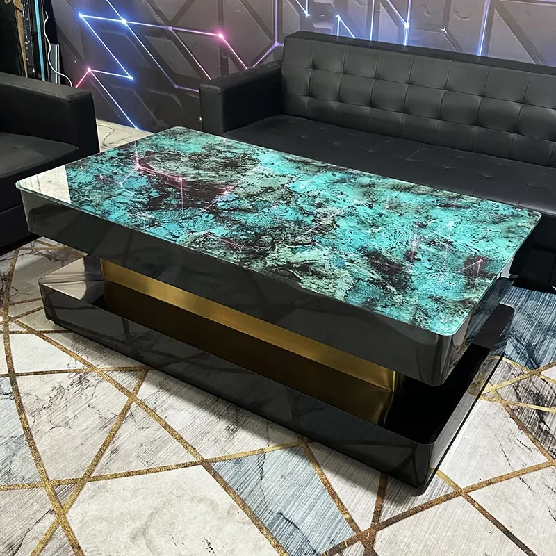 

Small Modern Coffee Table Designer European Top Minimalist Black Coffee Table Minimalist Mesa De Centro Sala Furniture Home