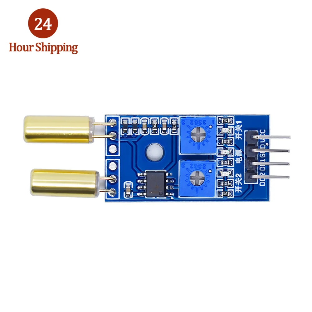 2 Channel Output Tilt Slant Angle Sensor Relay Module Golden SW520D ball switch tilt sensor module For arduino