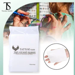 50pcs Disposable Tattoo Wipe Cotton Facial Clean Lint Free Face Towel Wipes Cotton Pads for Tattoo Machine Tattoo Accessories