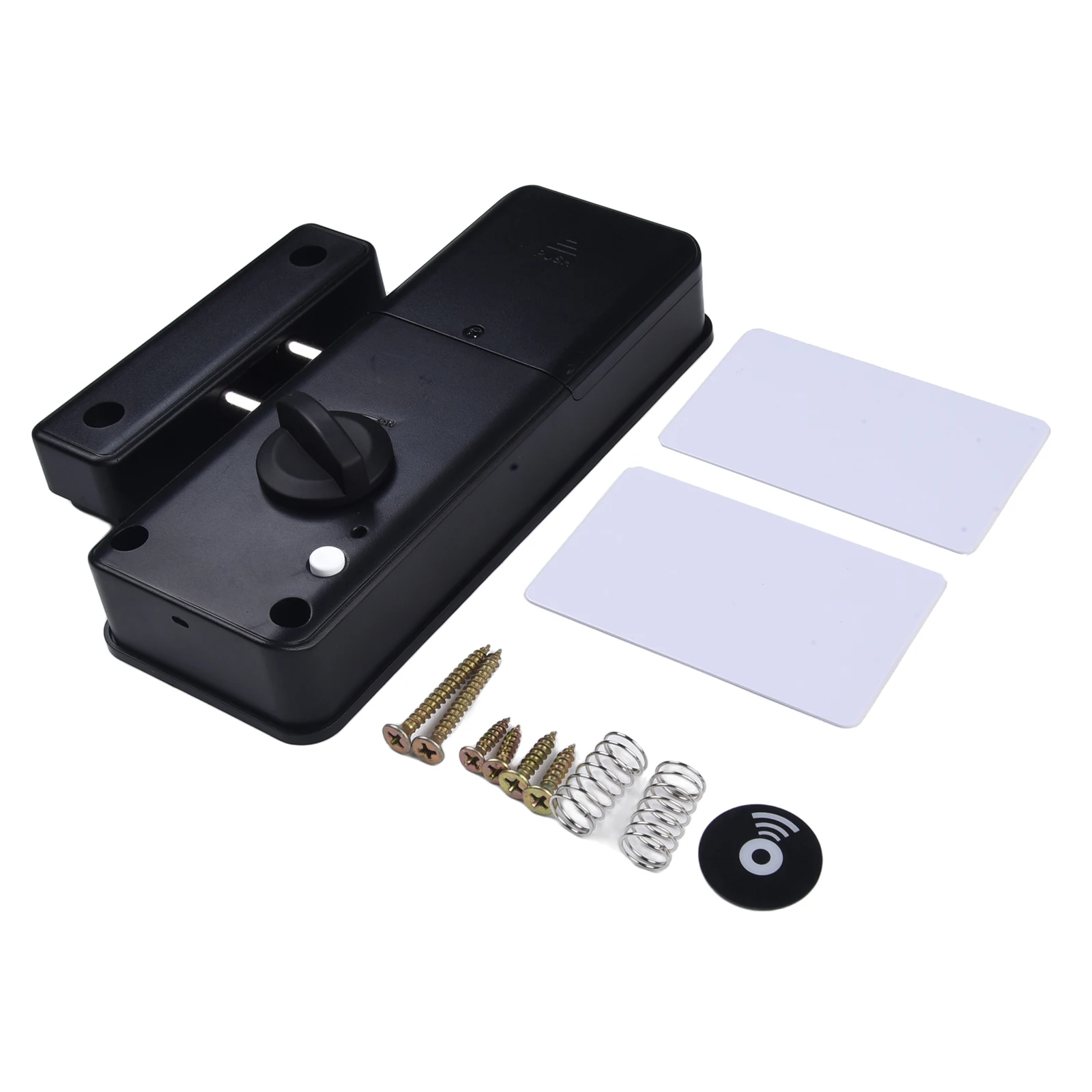 1pcs Smart Invisible Door Lock Keyless Wood Door Lock IC Card Click Unlocking Electronic Lock Indoor Burglar Door Locks
