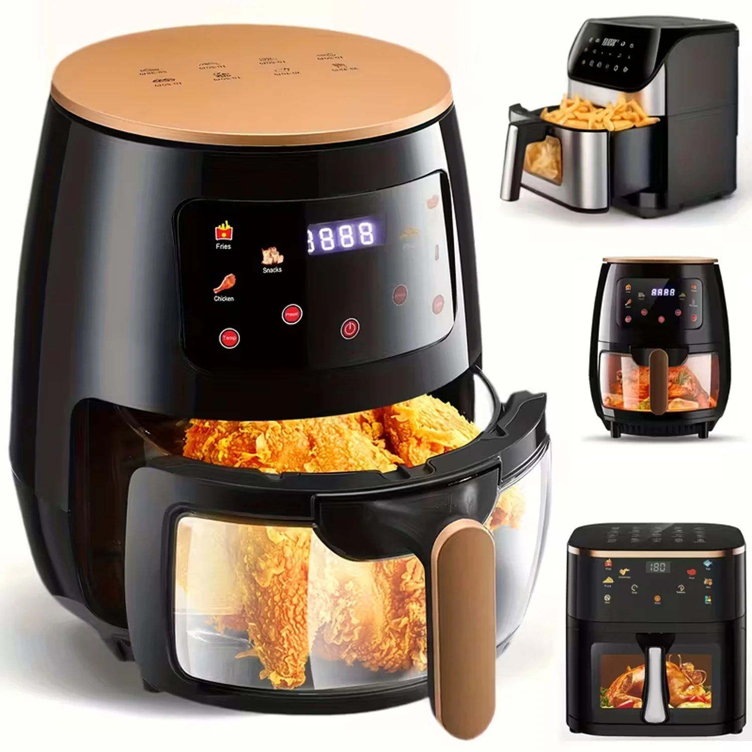 Air Fryer with Viewing Window, 6L / 10L