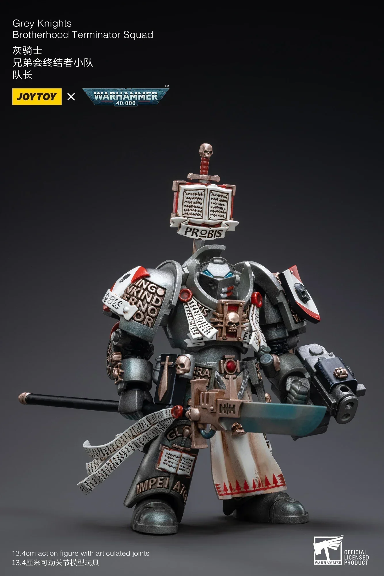 

1/18 JOYTOY Warhammer 30k Action Figures Grey Knights Terminator Jaric Thule Anime Figure Model Toys Anime Series [IN STOCK]