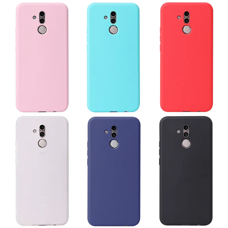 Funda Original para Huawei Mate 20 lite, funda de silicona suave, delgada, mate, TPU, funda para Huawei Mate 20 lite