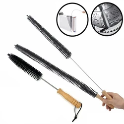 Cleaning Brush Flexible Long Multipurpose Duster Washing Machine Dryer With Wood Handle Cleaning Brushes Radiator Tools