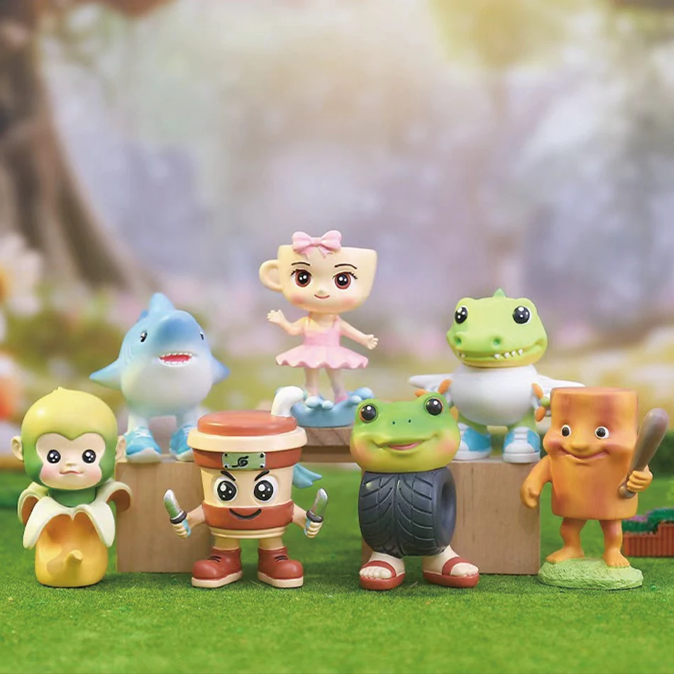 New Trendy And Fun Handmade Shanhaijing Series Synthetic Beast Blind Box Resin Craft Desktop Ornament Holiday Gift Collection