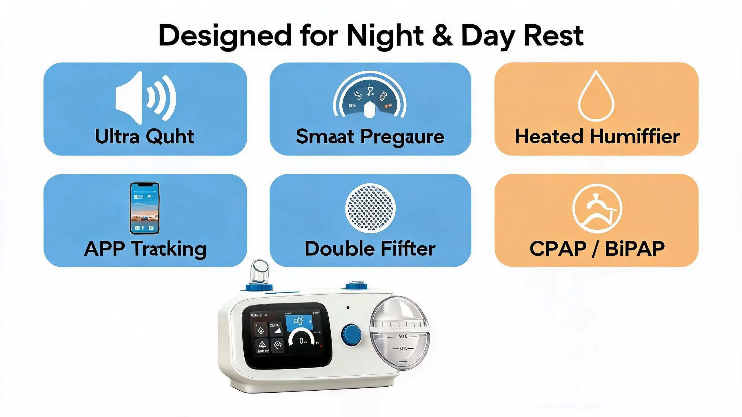 CPAP device features