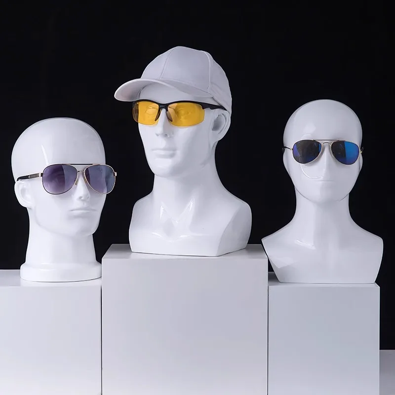 

Model head dummy head VR glasses wig hanging hat rack display stand props men's and women's hat rack hat holder storage