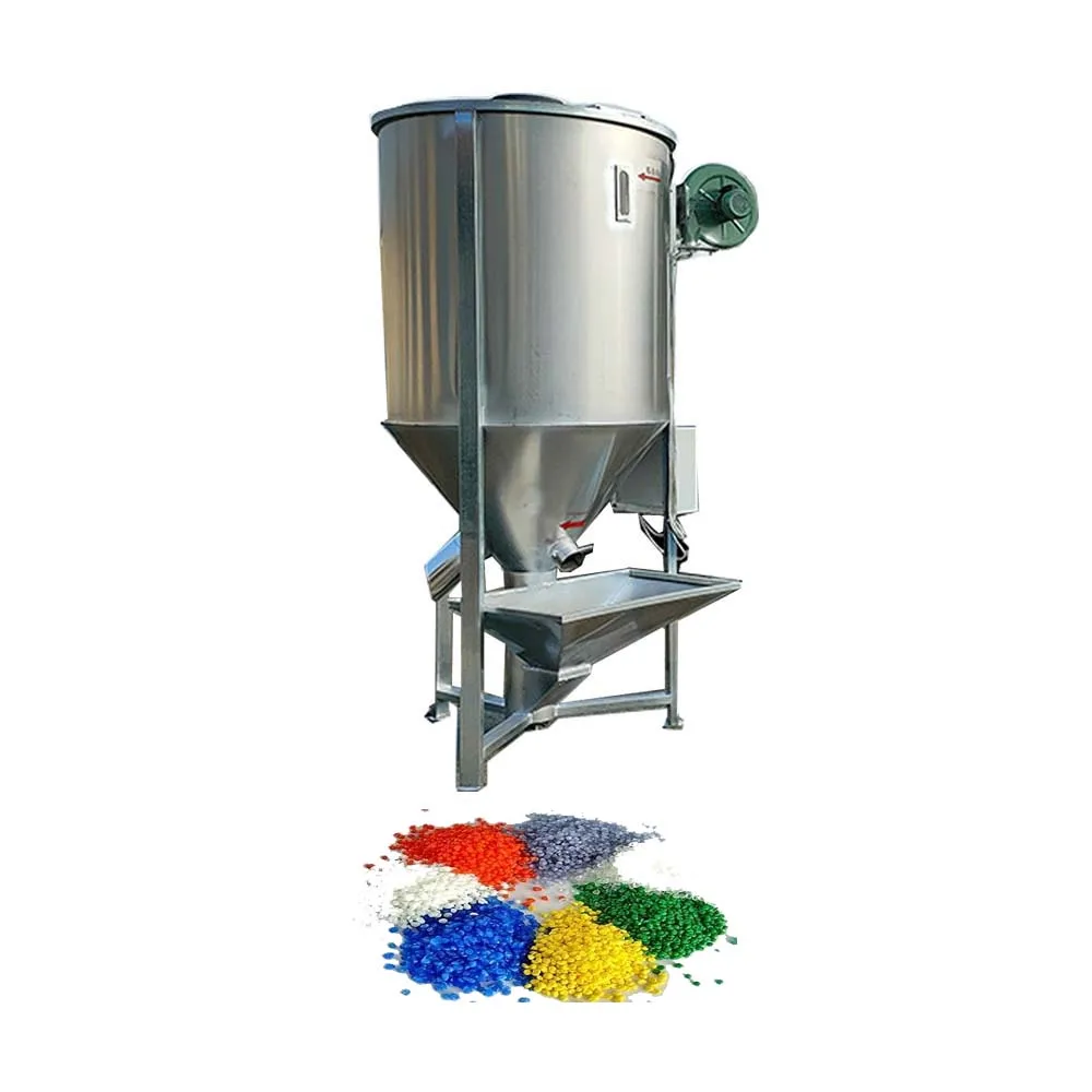 

Automatic New stainless steel high speed PET plastic particle vertical mixer plastic pellet storage silo