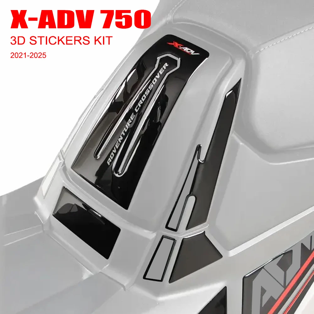

For Honda X-ADV 750 XADV 750 XADV750 2021-2025 Motorcycle 3D stickers body kit epoxy resin sticker protection Stickers kit
