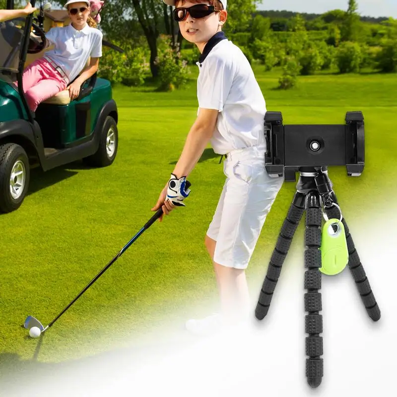 

Tripod For Golf Swing 360 Degrees Rotation Selfie Stand Standing Phone Tripod With Wireless Remote Golf Training Aid Tool For