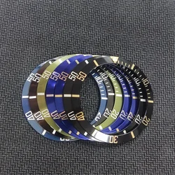 37.5mm watch ceramic/aluminum bezel accessories suitable for 40mm men's watch case modification bezel accessories