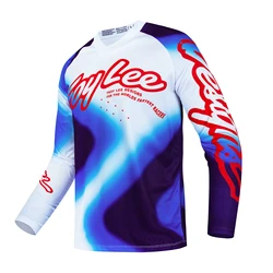 Men's  Mtb Downhill jerseys Long Sleeve Motocross Mountain Bike Shirt Quick-drying fabrics Cycling clothing