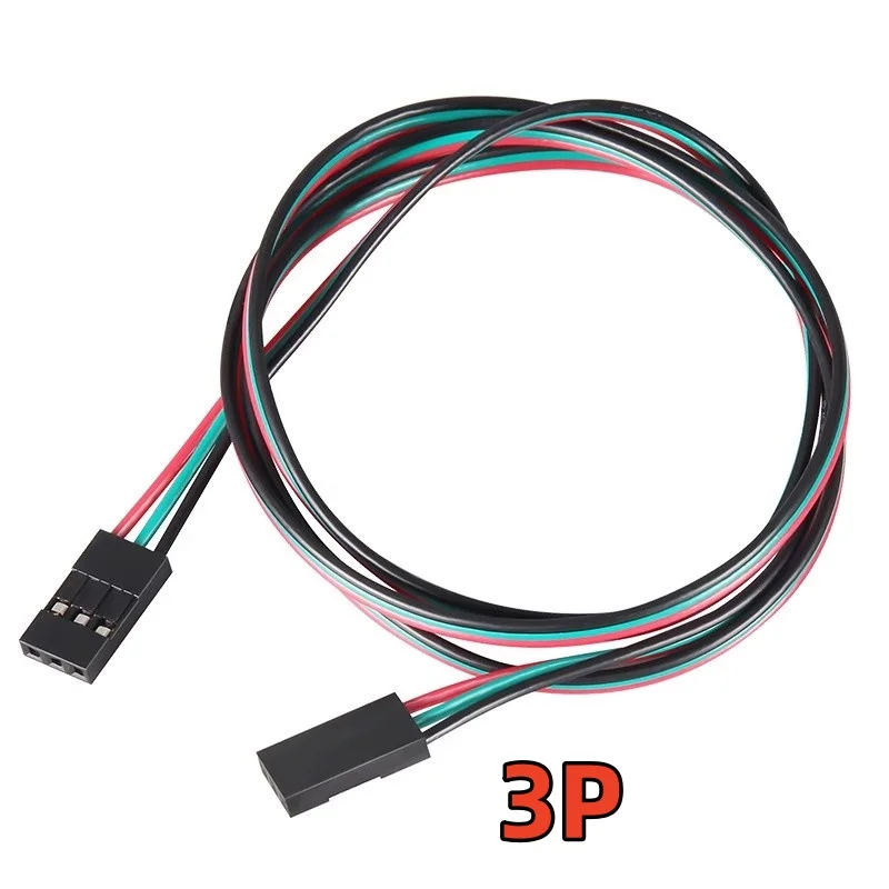 10PCS 3D-printer 70cm 2/3/4-pin vrouw-vrouw kabel jumper DuPont draad