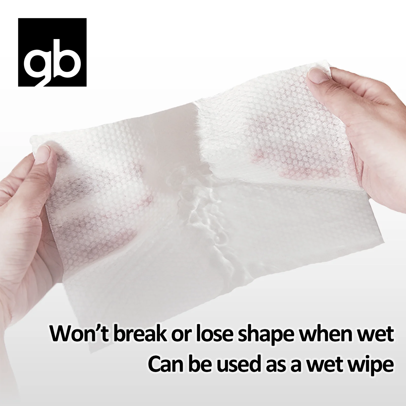 gb Zero Series Soft Tissue, Face Towels, Washcloth, Bath Towels, Daily Care Kit, 640 Count, Soft & Sensitive, Hypoallergenic