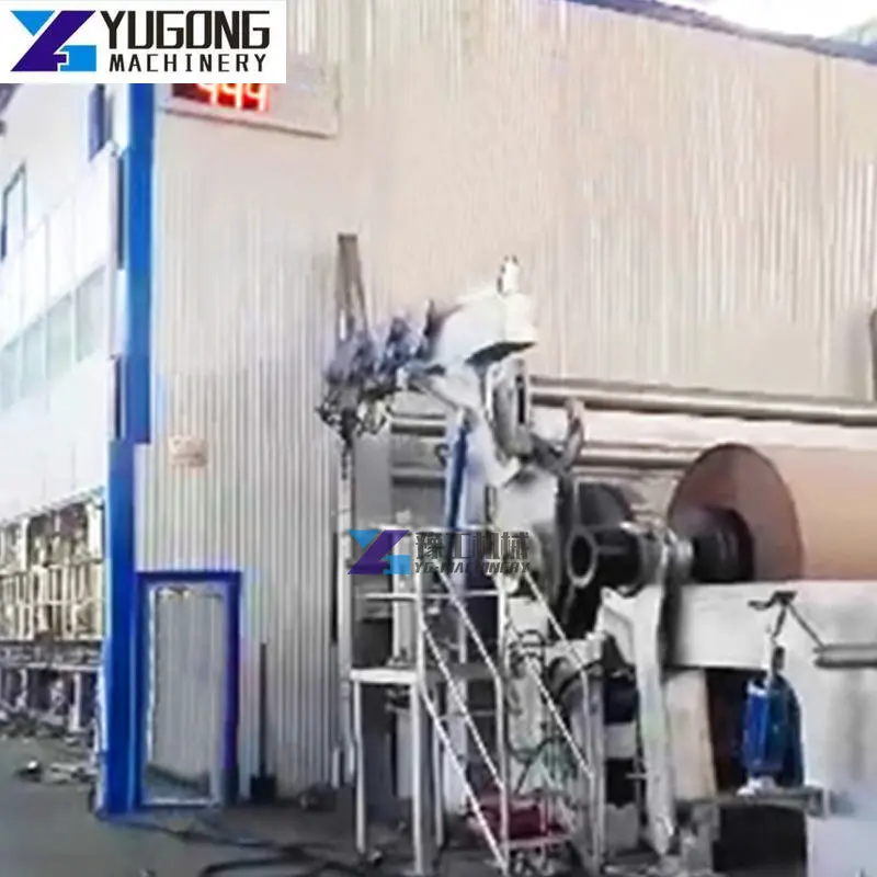 Automatic Small Toilet Tissue Paper Making Machine Craft Paper Corrugated Cartoon Machine Small Pulp Paper Mill Production Line