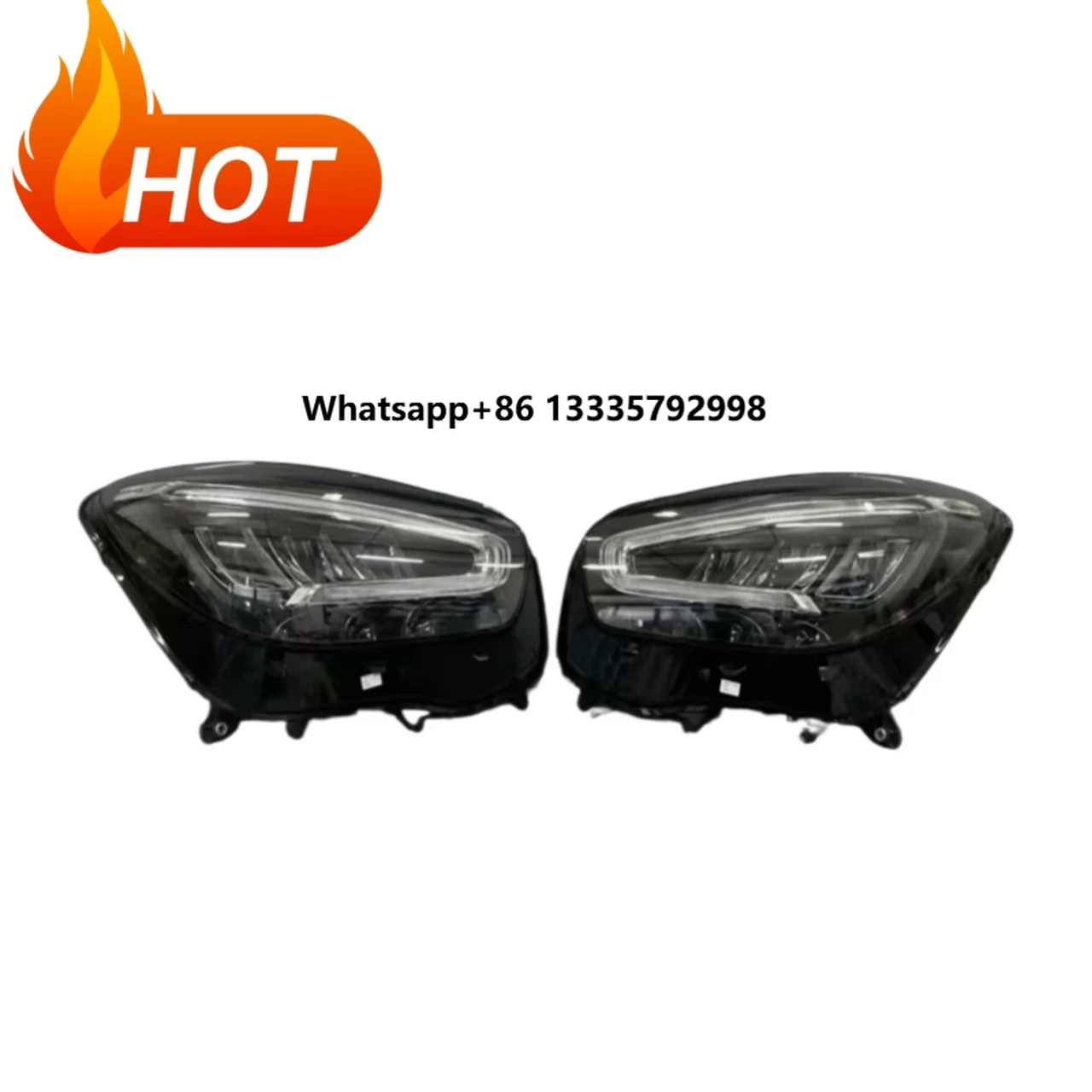 

For Mercedes benz Amg Gt190 Amg LED Headlights High Quality Popular Car Lighting System with Used Bumper