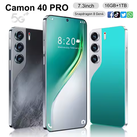 2025 New Hot Camon 40 Pro 7.3 inch HD 4K Android 14 16GB+1TB 7800mAh Battery 4G 5G Dual Sim Card WiFi GPS