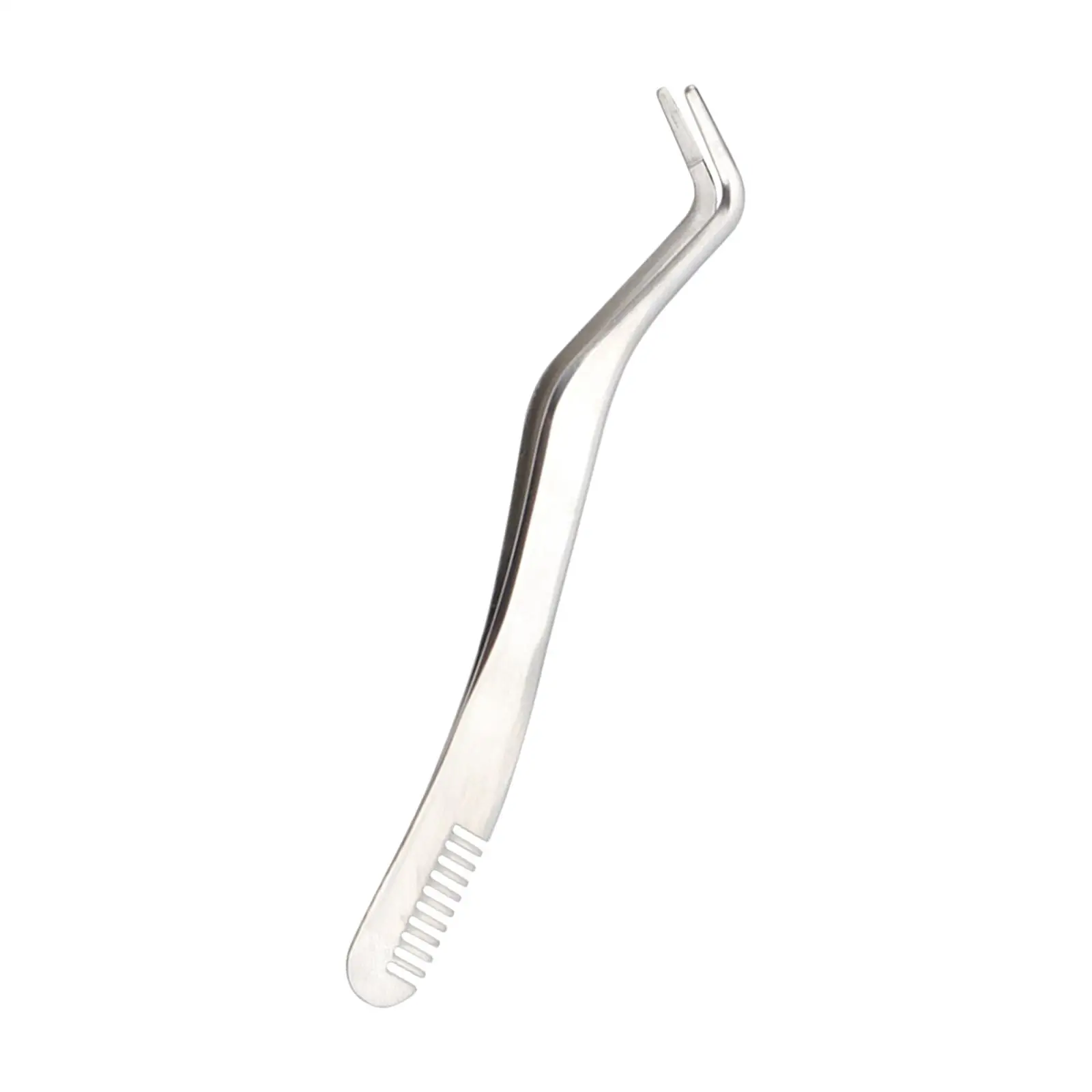 Pinzas para pestañas curvas 4x2 en 1 para aplicación de pestañas postizas