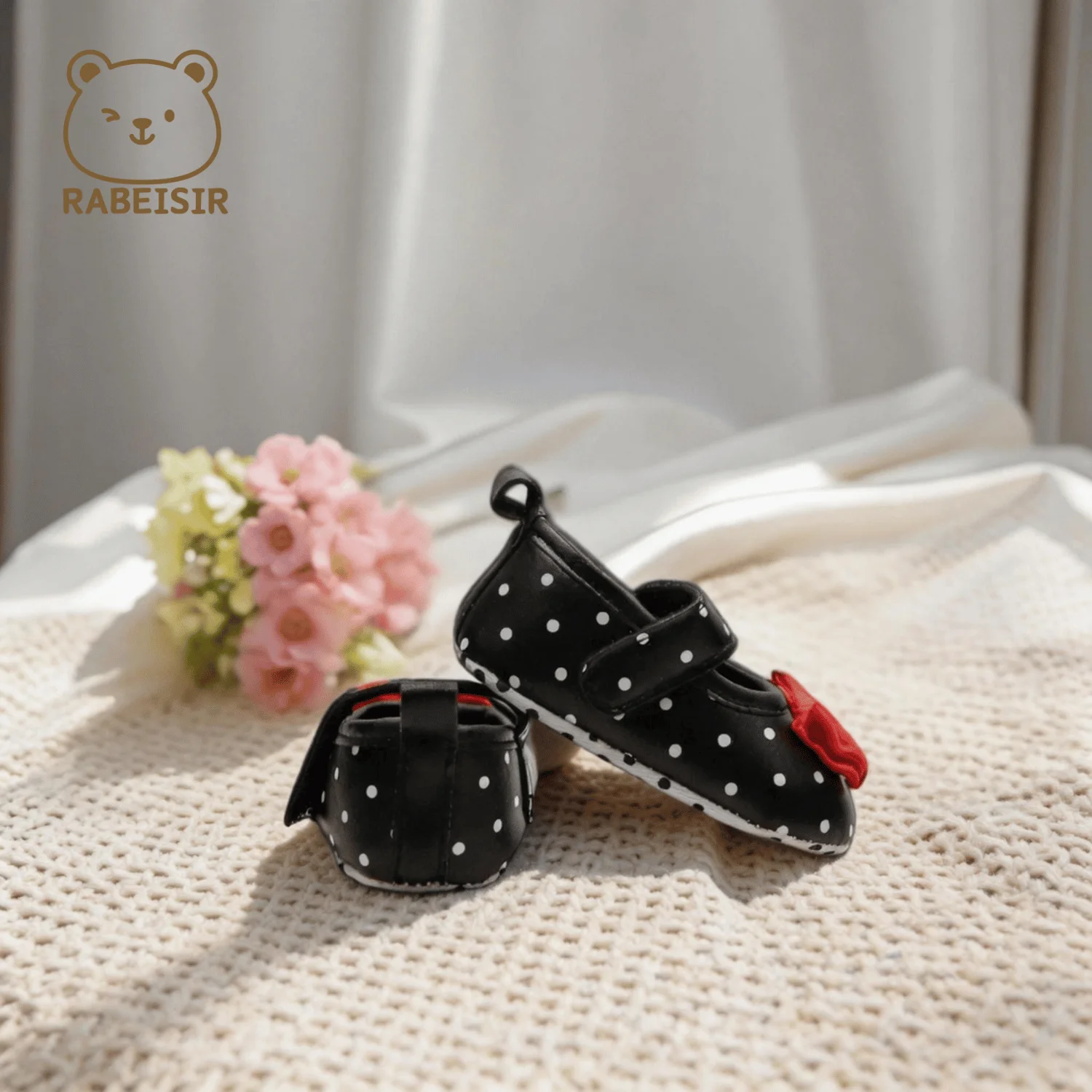 Baby-Stufen-Schuhe für Babys, erstes Paar Kleinkind-Schuhe, Babyschuhe, atmungsaktiv, rutschfest, modische Mädchen-Schuhe im Prinzessinnen-Stil – Detail 13