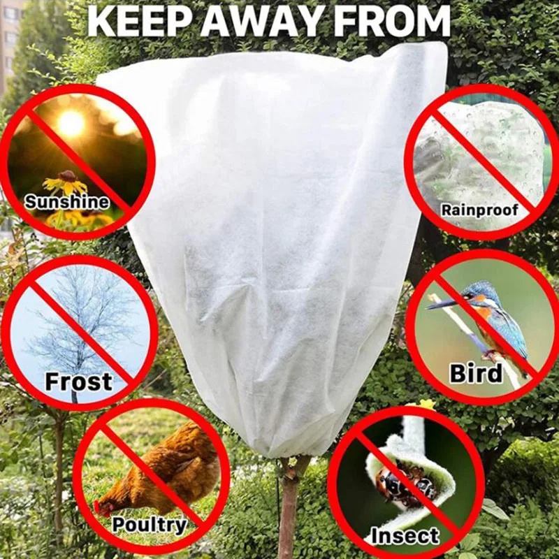 Warm Plant Cover Shrub Protecting Bag Frost Protection For Yard Garden Plants Small Tree Winter Against Cold C1