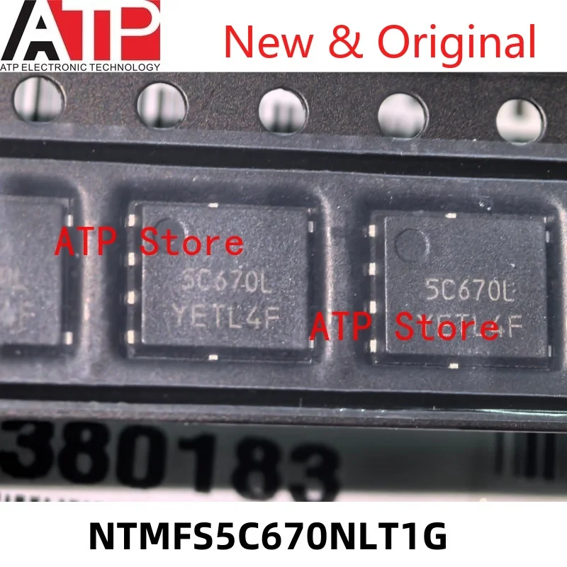 

10 шт. NTMFS5C670NLT1G 5C670L DFN-5 NTMFS5C670 оригинальный инвентарь встроенного чипа IC